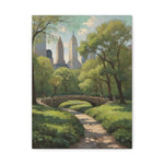 Central Park Bridge Matte Canvas Print — Stretched 1.25" Wall Art
