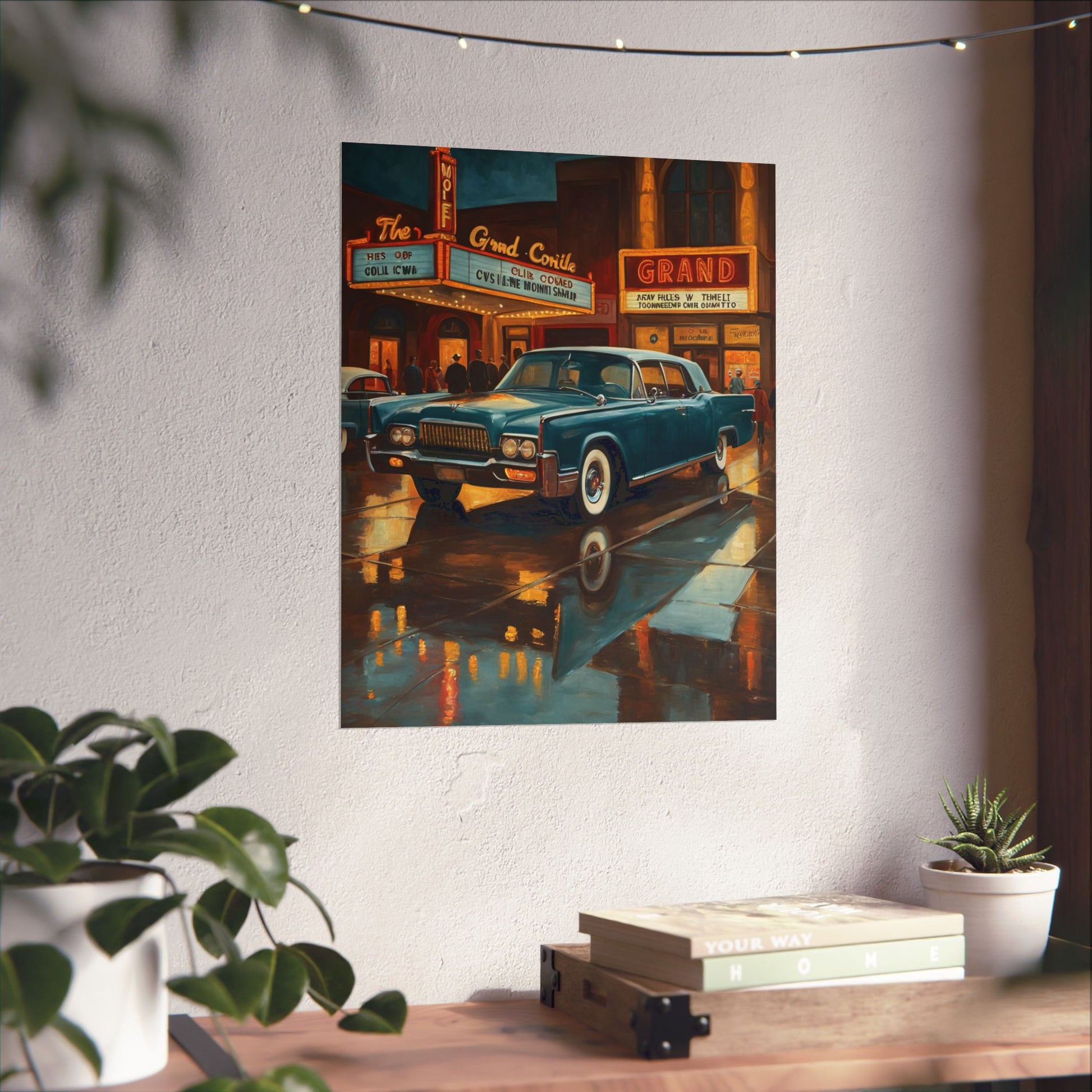 Vintage Car Wall Art Prints, Retro Home Décor, Matte Vertical Posters, Classic Automobile Art, Ideal for Car Lovers, Gift for Him Printify