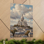 Paris Sacré-Cœur Matte Poster — Vintage Cityscape Wall Art - AquilVision