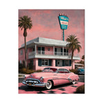 1950 American Riviera Dream Poster - Motel Edition - AquilVision