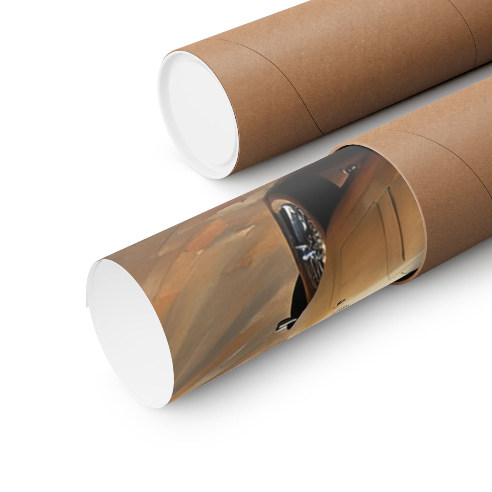 Vintage Car Art Poster, Matte Vertical Wall Decor, Retro Automotive Print, Gift for Car Lovers, Home Wall Art, Rustic Decor - AquilVision