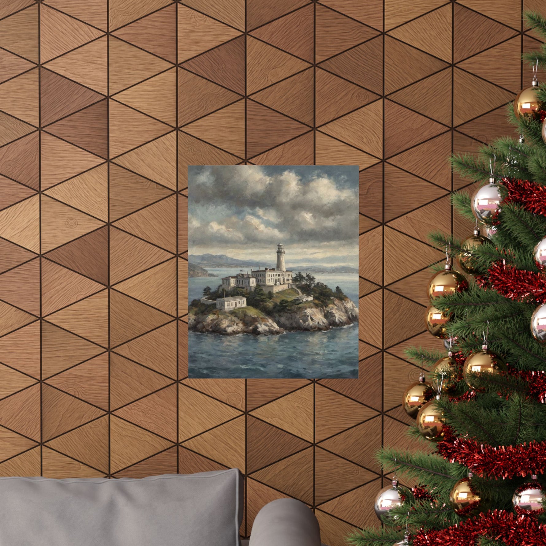 Lighthouse Island Matte Poster — Coastal Nautical Wall Art - AquilVision