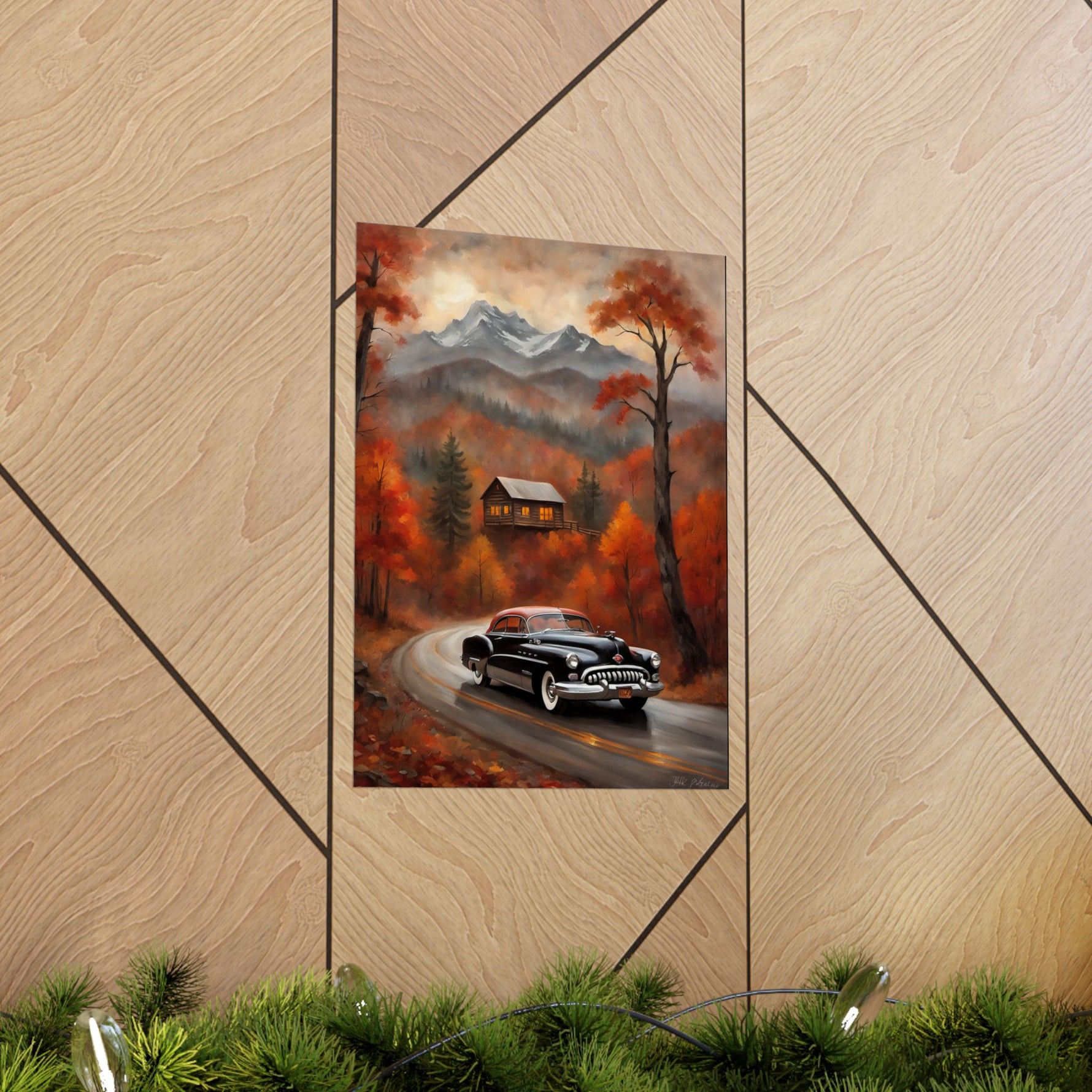 1950 American Riviera Dream Poster - Mountain Edition - AquilVision