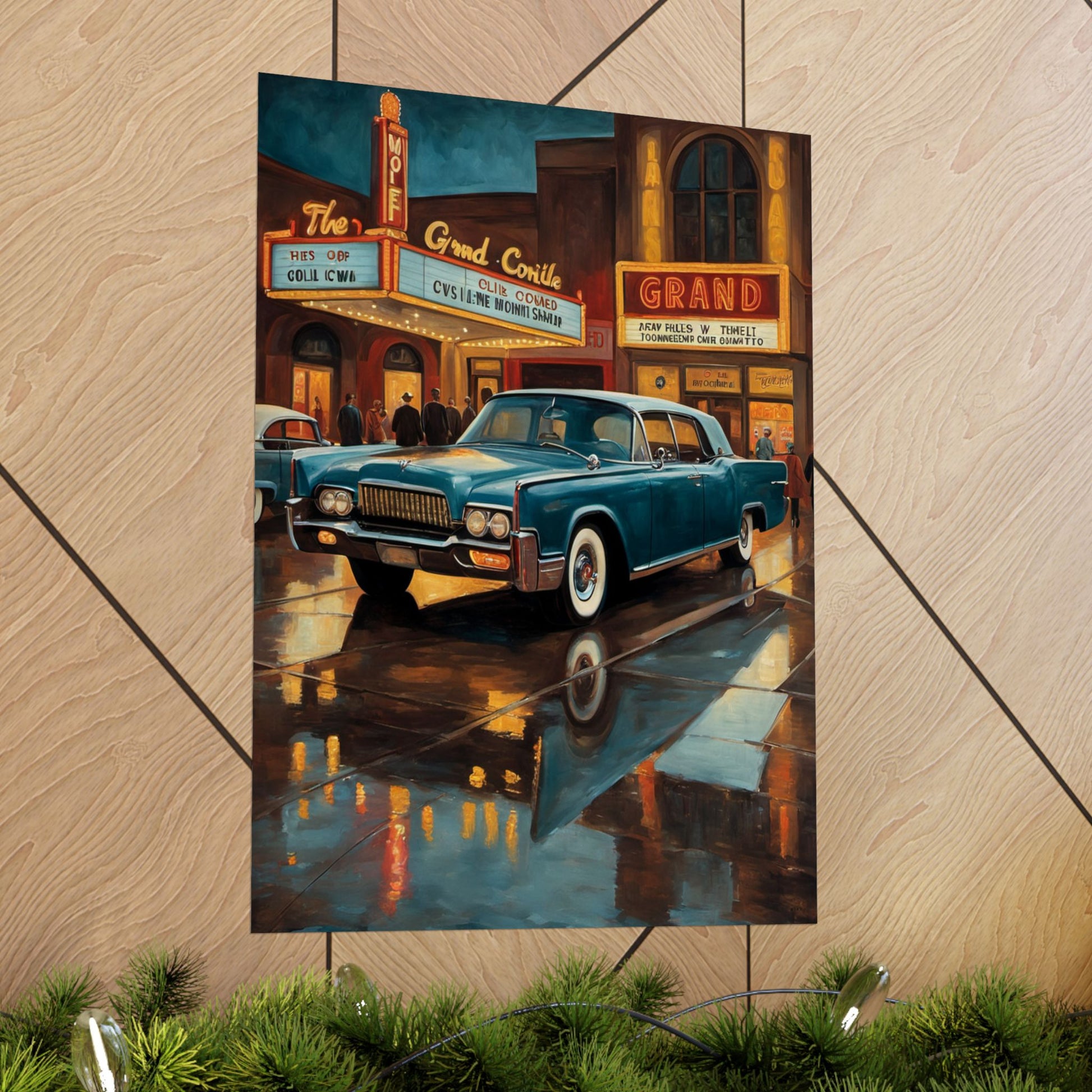 Vintage Car Wall Art Prints, Retro Home Décor, Matte Vertical Posters, Classic Automobile Art, Ideal for Car Lovers, Gift for Him Printify