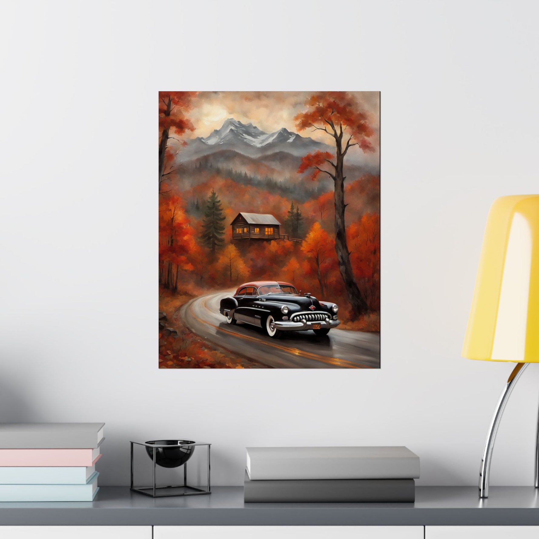1950 American Riviera Dream Poster - Mountain Edition - AquilVision