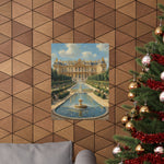Versailles Palace Fountain Matte Vertical Poster — Classic French Chateau Wall Art - AquilVision