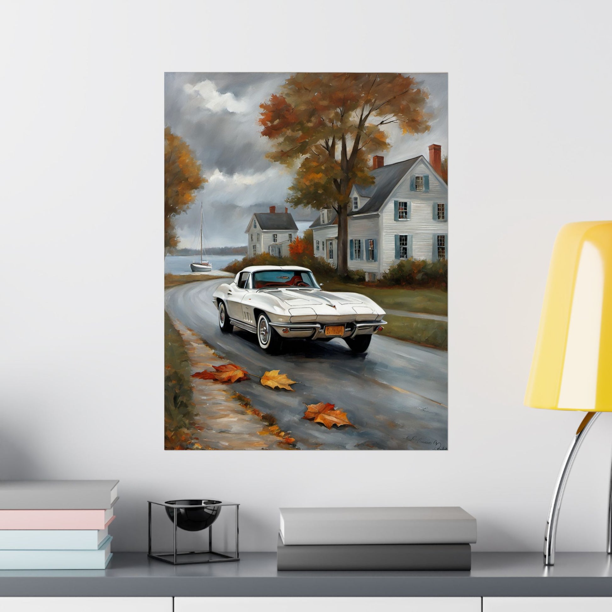 Vintage Car Wall Art Prints, Matte Vertical Posters of Classic Cars, Home Decor, Gift for Car Lovers, Fall Aesthetic Decor Printify