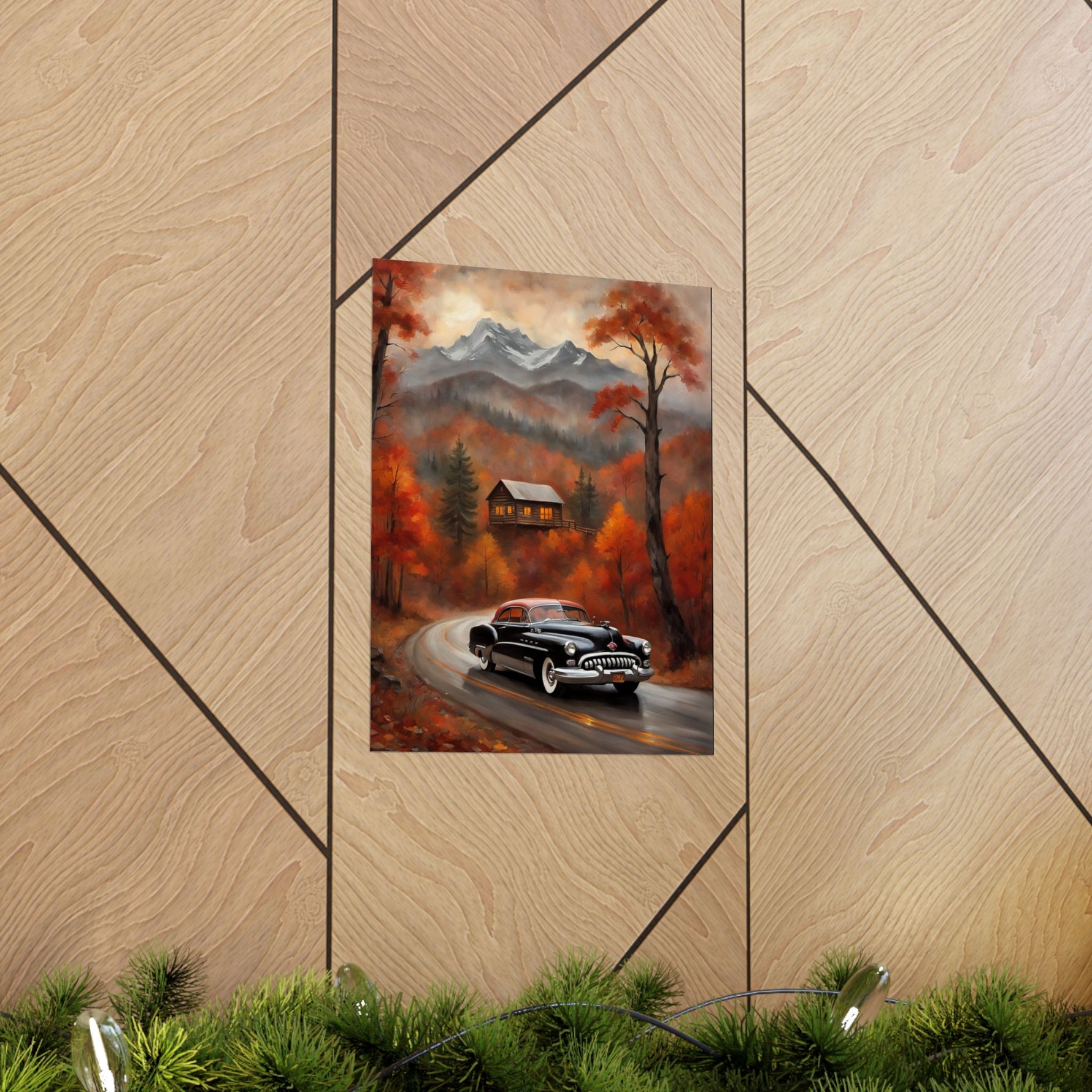 1950 American Riviera Dream Poster - Mountain Edition - AquilVision