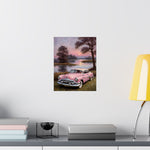 1950 American Riviera Dream Poster - Lake Edition - AquilVision