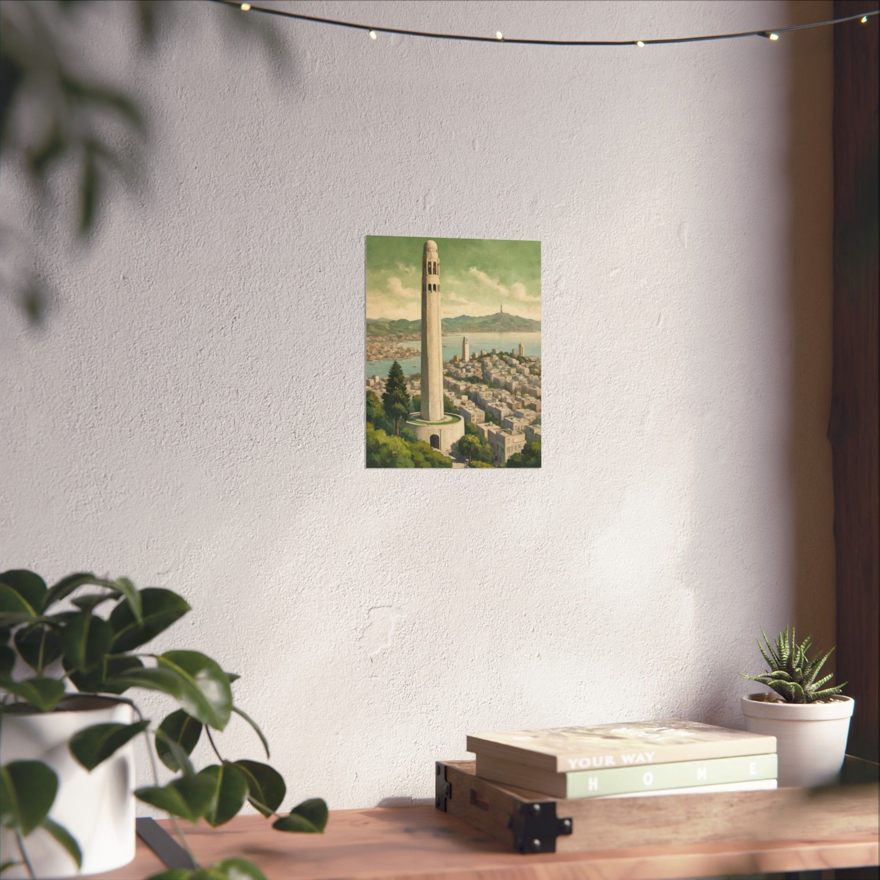 Coit Tower San Francisco Matte Poster — Vintage Cityscape Vertical Wall Art - AquilVision