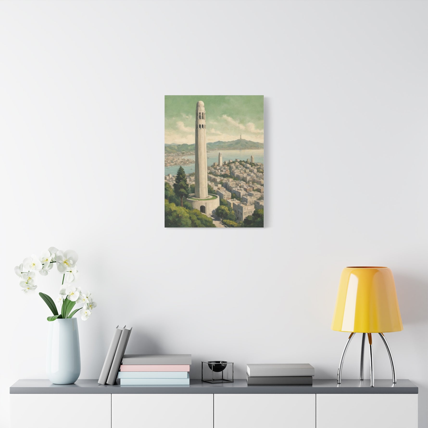 Coit Tower San Francisco Matte Canvas Print — Stretched 1.25" - AquilVision