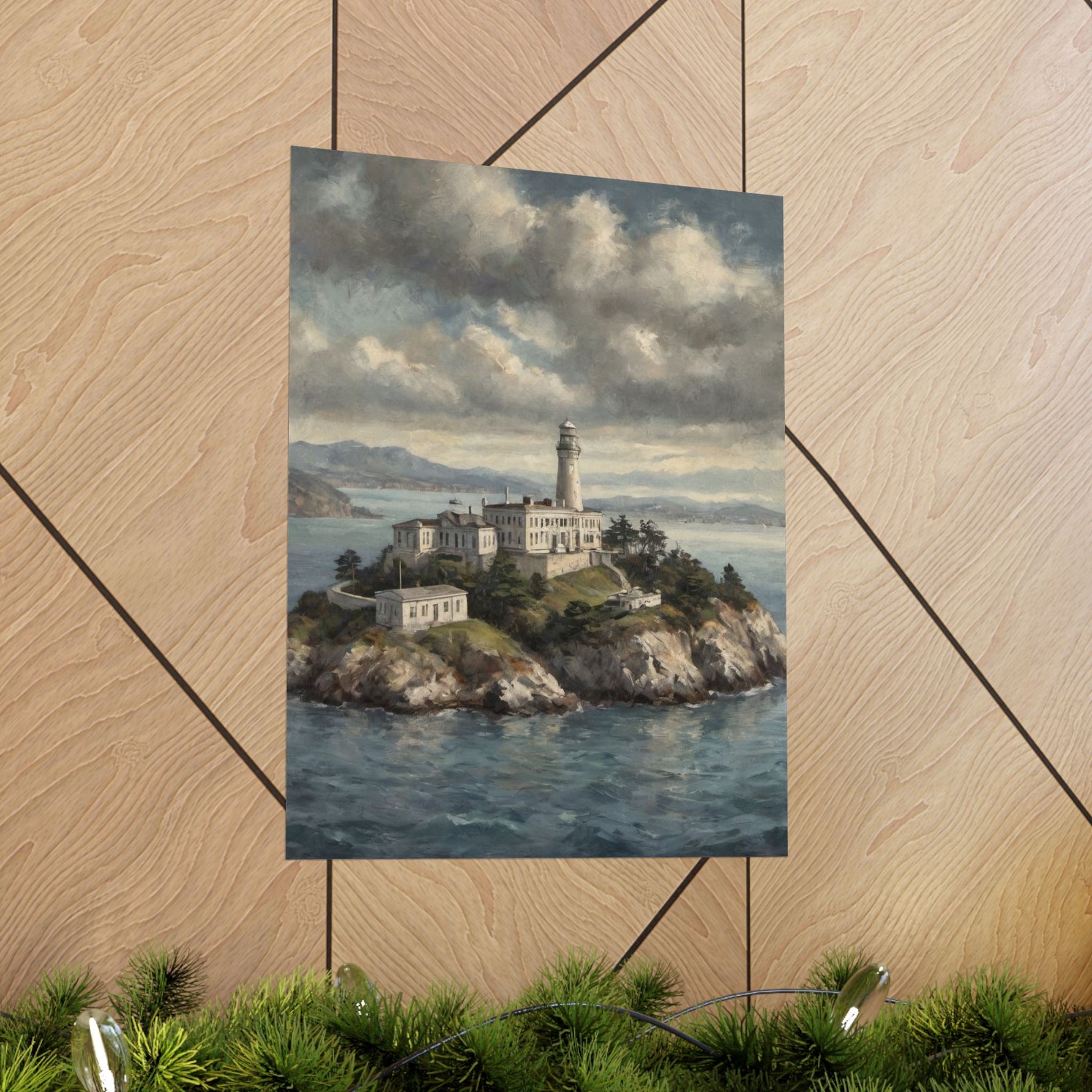 Lighthouse Island Matte Poster — Coastal Nautical Wall Art - AquilVision