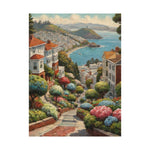 Coastal Garden Street Matte Poster — Scenic San Francisco Bay Print - AquilVision