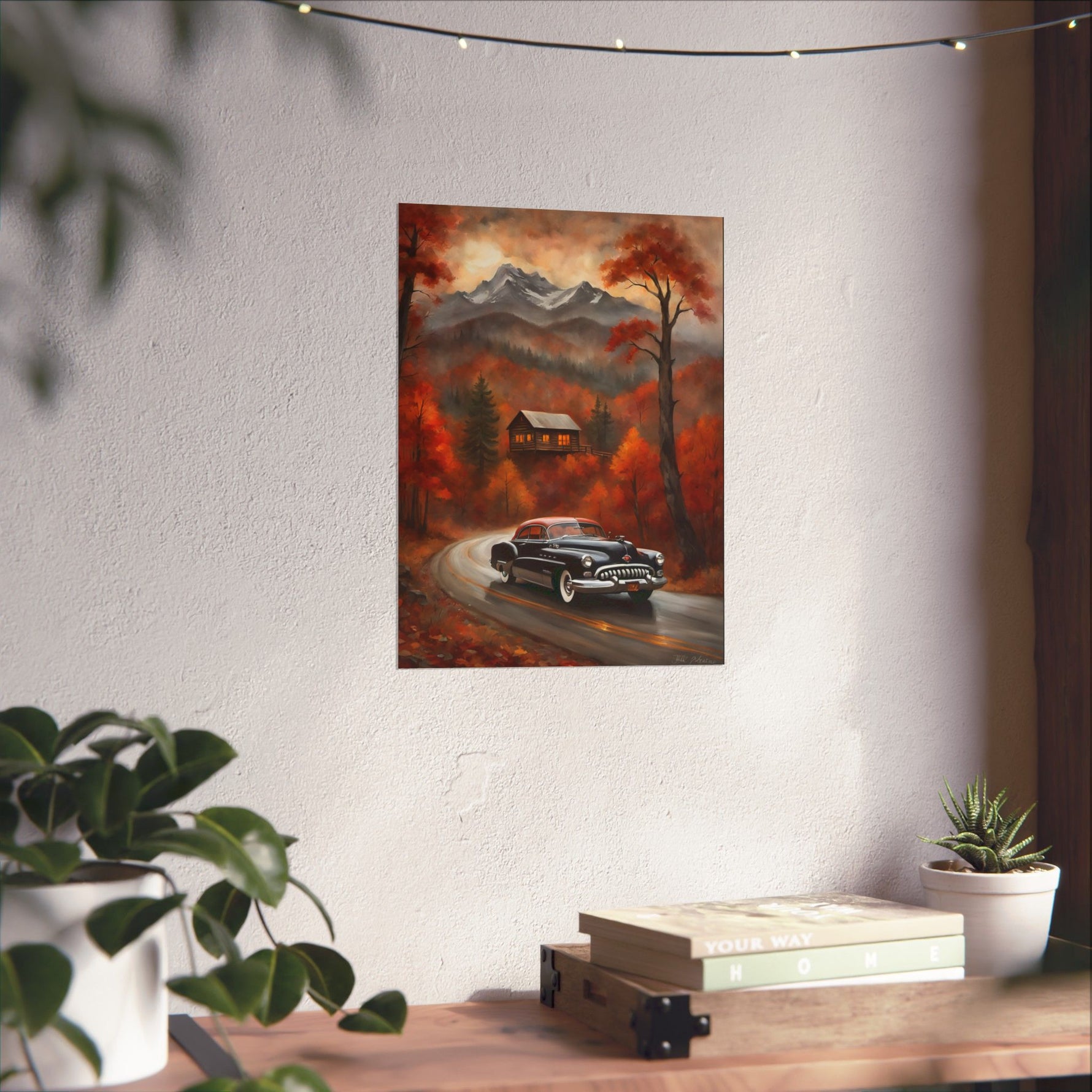 1950 American Riviera Dream Poster - Mountain Edition - AquilVision