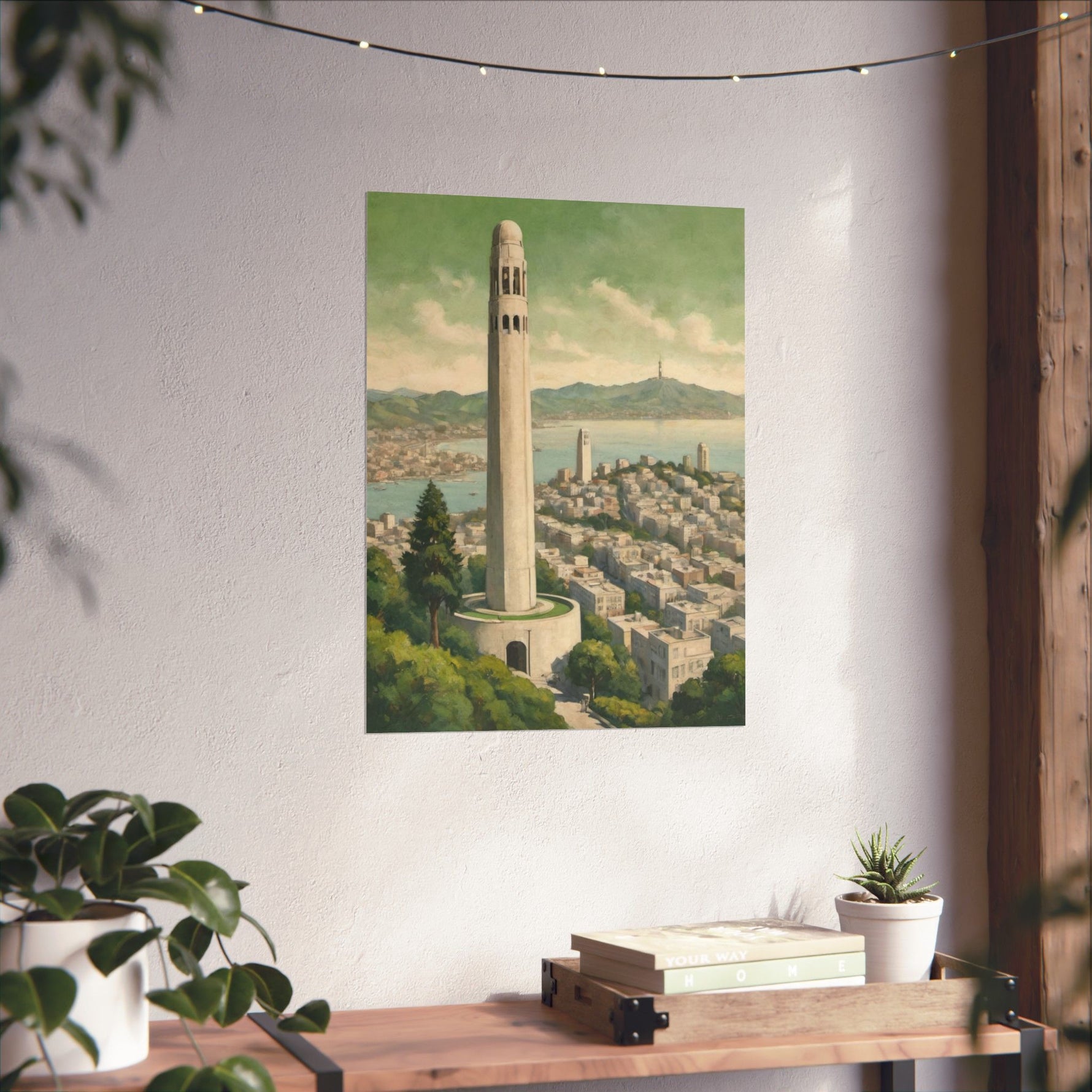 Coit Tower San Francisco Matte Poster — Vintage Cityscape Vertical Wall Art - AquilVision
