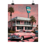 1950 American Riviera Dream Poster - Motel Edition - AquilVision