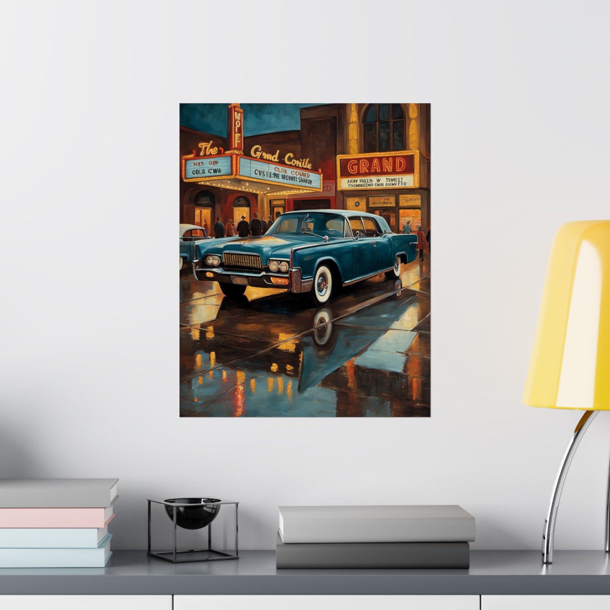Vintage Car Wall Art Prints, Retro Home Décor, Matte Vertical Posters, Classic Automobile Art, Ideal for Car Lovers, Gift for Him Printify