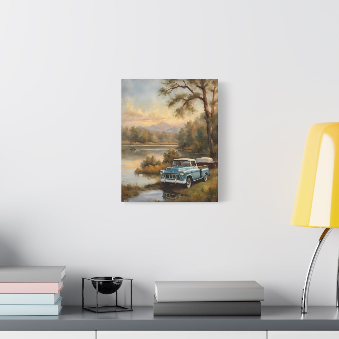 Rustic Landscape Canvas Print, Vintage Truck Art, Home Decor, Nature Wall Art, Gift for Truck Lovers, Farmhouse Wall Decor, [...]