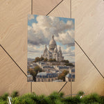 Paris Sacré-Cœur Matte Poster — Vintage Cityscape Wall Art - AquilVision