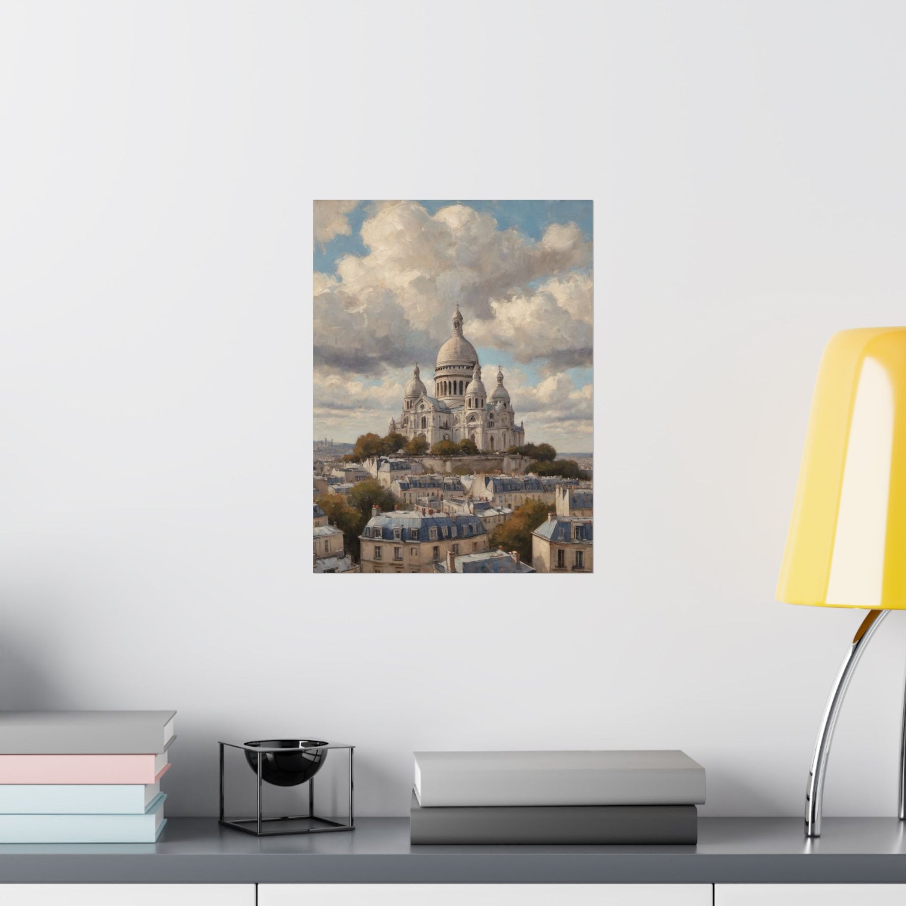 Paris Sacré-Cœur Matte Poster — Vintage Cityscape Wall Art - AquilVision