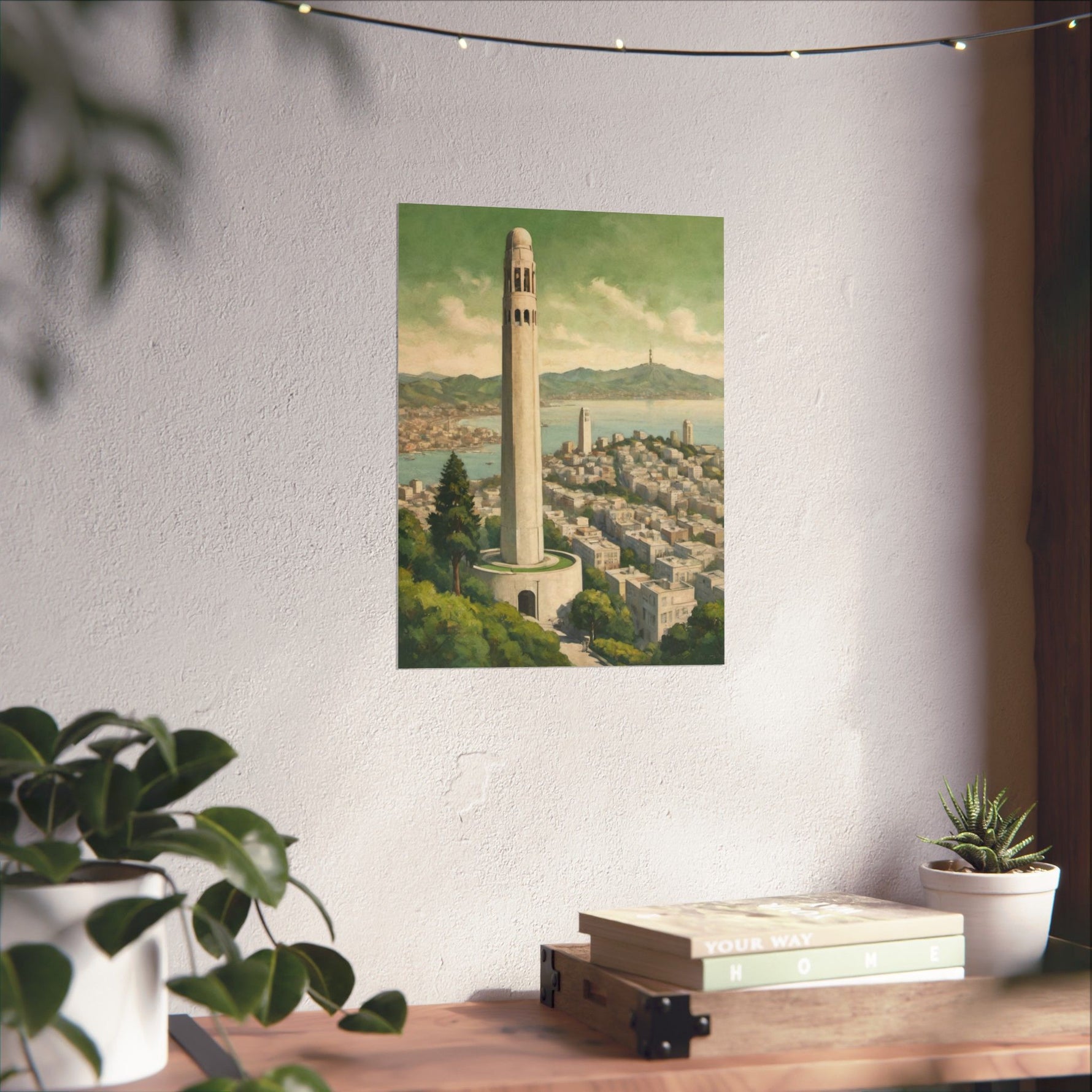 Coit Tower San Francisco Matte Poster — Vintage Cityscape Vertical Wall Art - AquilVision