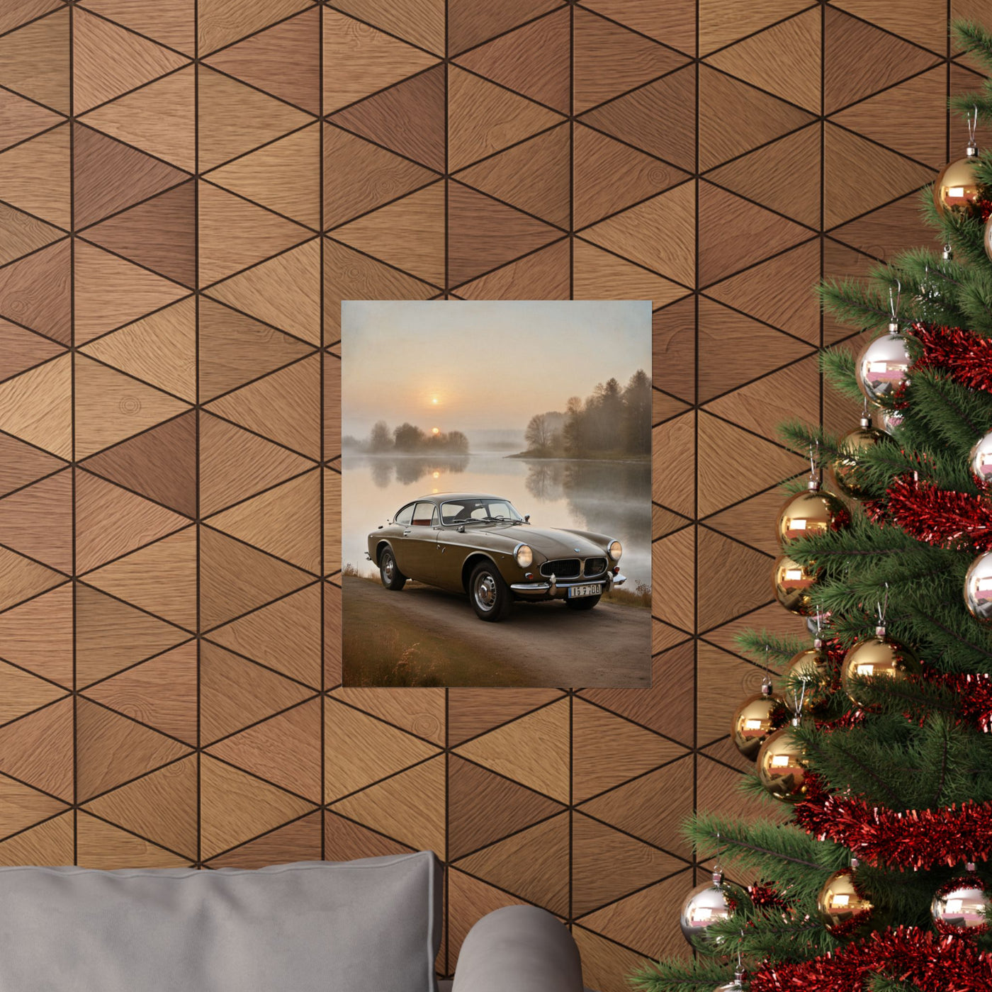 Vintage Car Matte Poster, Classic Automobile Wall Art, Home Decor, Gift for Car Lovers, Retro Wall Print, Vintage Style Printify