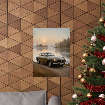 Vintage Car Matte Poster, Classic Automobile Wall Art, Home Decor, Gift for Car Lovers, Retro Wall Print, Vintage Style Printify