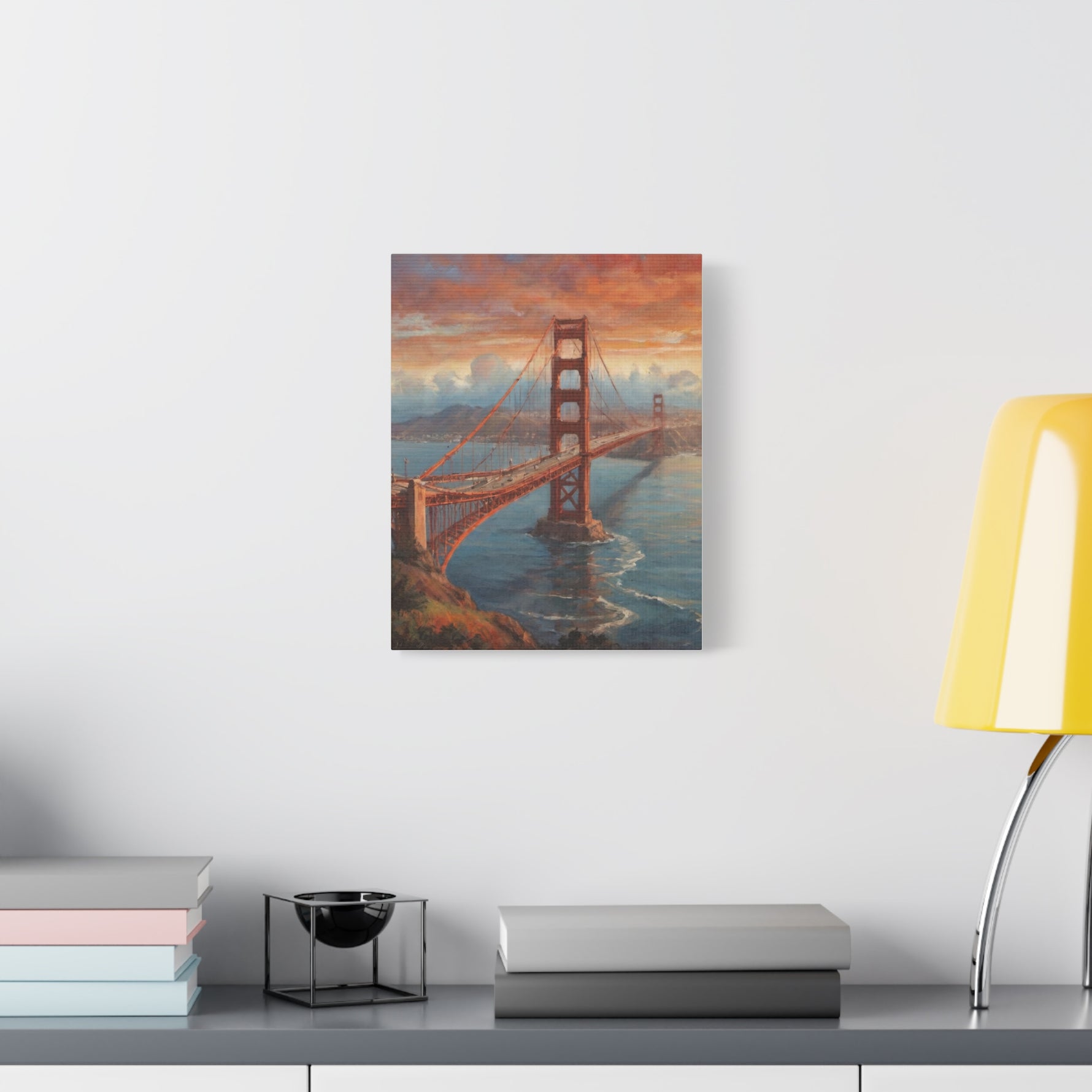 Golden Gate Bridge Canvas Print — Matte Stretched Wall Art - AquilVision