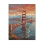 Golden Gate Bridge Canvas Print — Matte Stretched Wall Art - AquilVision