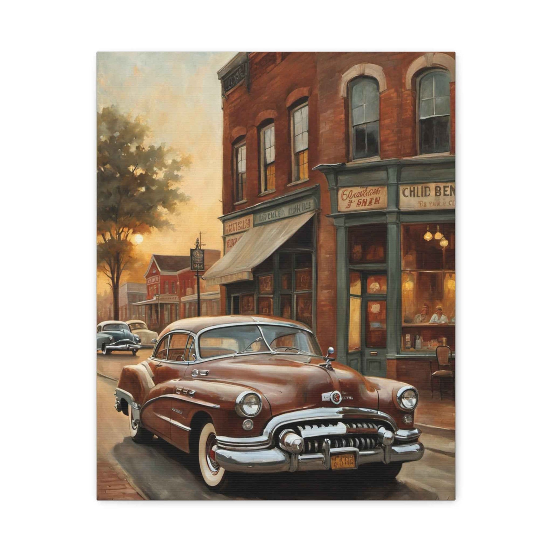 1950 American Riviera Dream Canvas - Town Edition - AquilVision