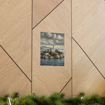 Lighthouse Island Matte Poster — Coastal Nautical Wall Art - AquilVision