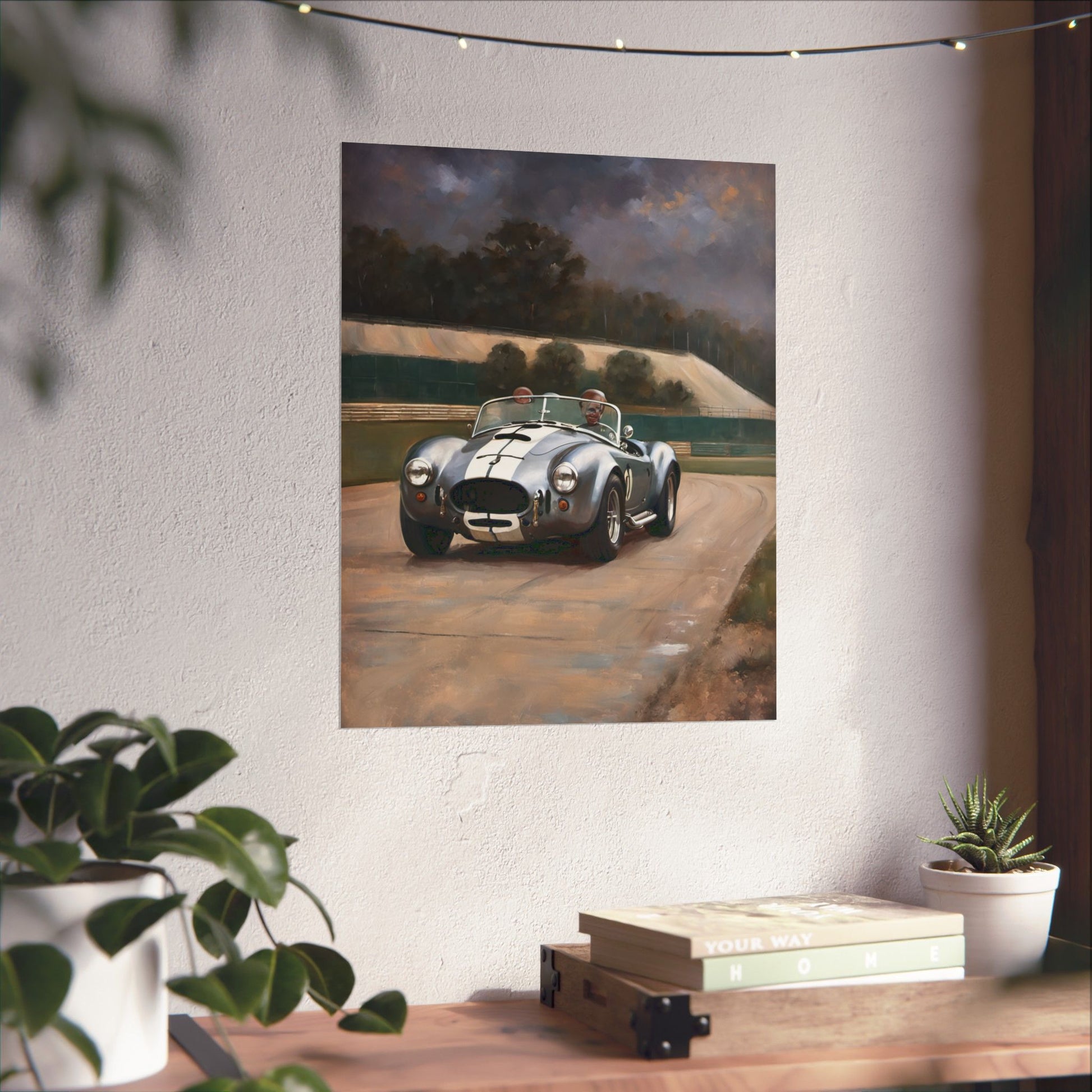 Vintage Car Art Print, Matte Vertical Posters, Racing Decor, Collector's Gift, Gift for Him, Automotive Wall Art Printify