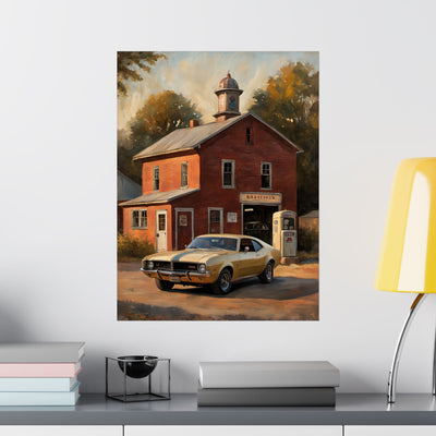 Vintage Car Wall Art Poster | AJ68 Collection Printify