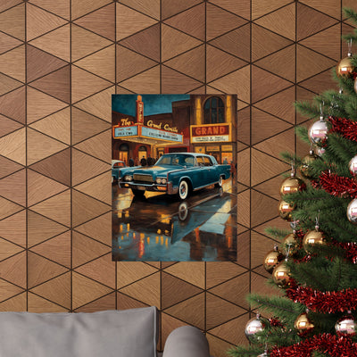 Vintage Car Wall Art Prints, Retro Home Décor, Matte Vertical Posters, Classic Automobile Art, Ideal for Car Lovers, Gift for Him Printify