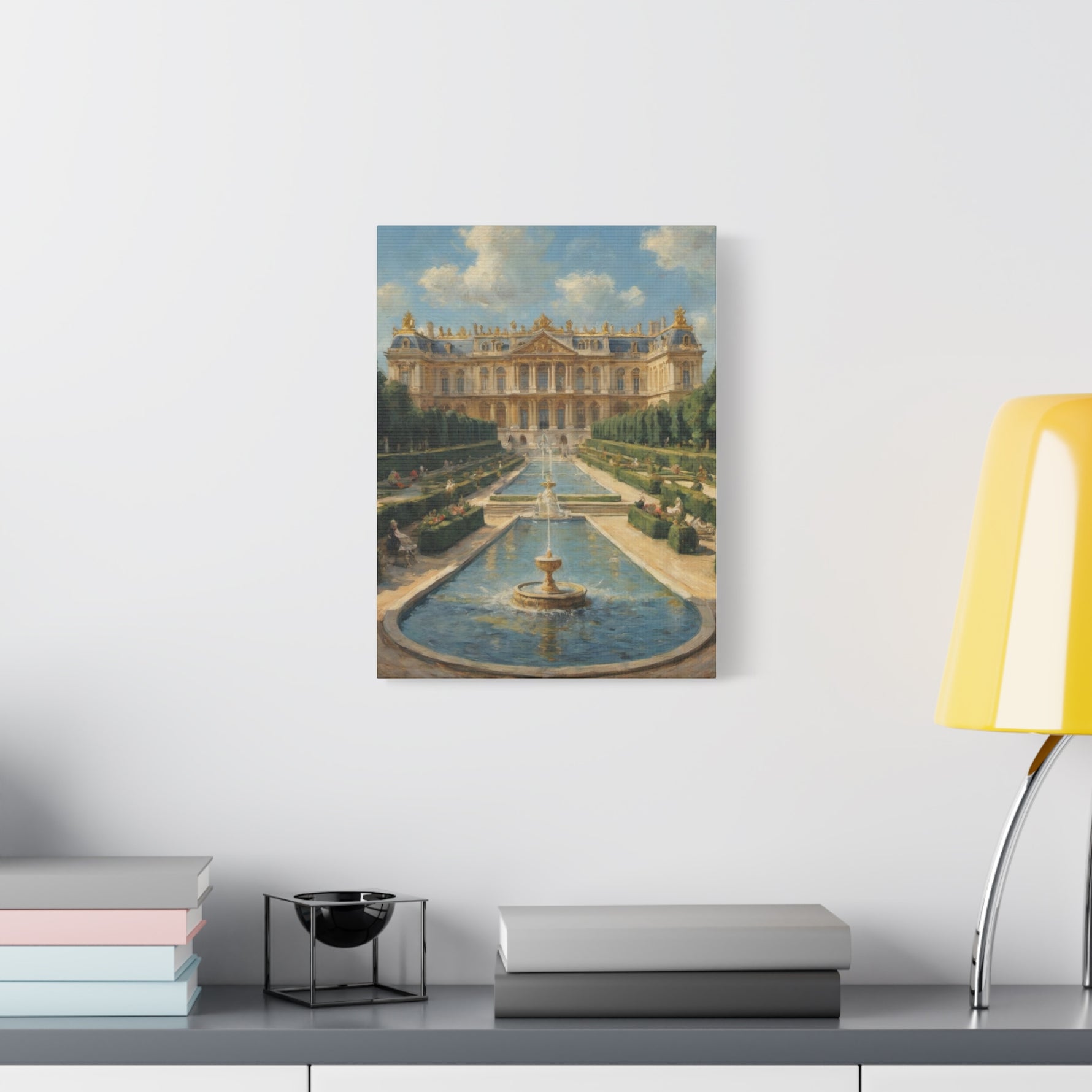 Versailles Palace Fountain Matte Canvas Art — Stretched 1.25" - AquilVision