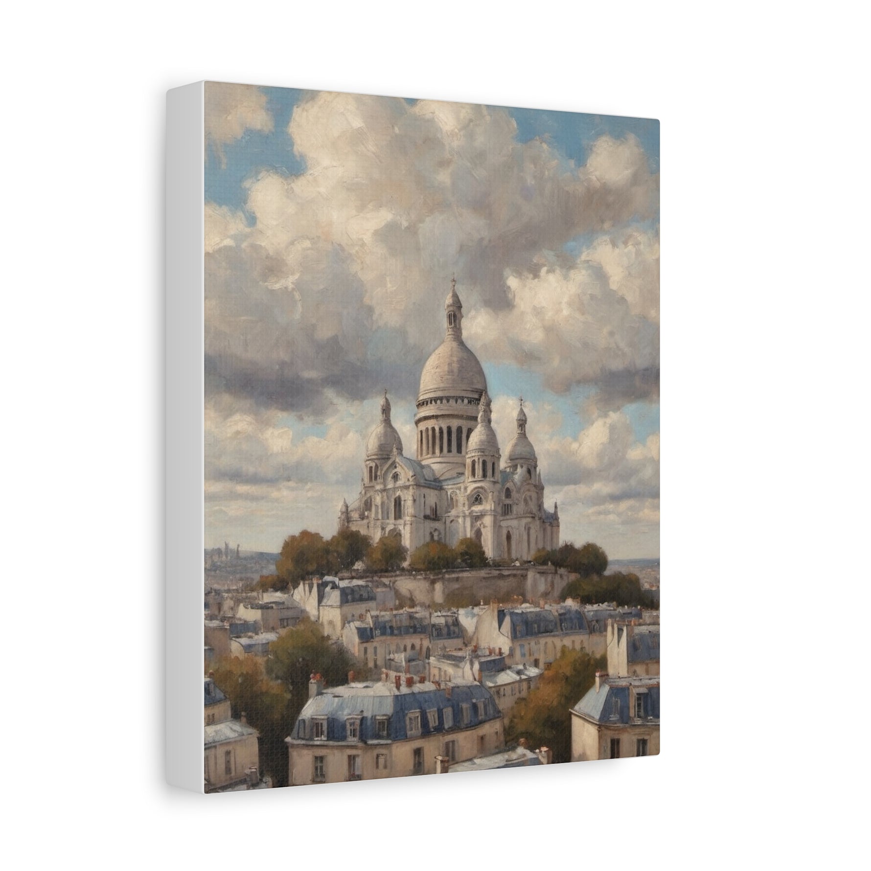 Paris Sacré-Cœur Matte Canvas Print — Stretched Wall Art - AquilVision