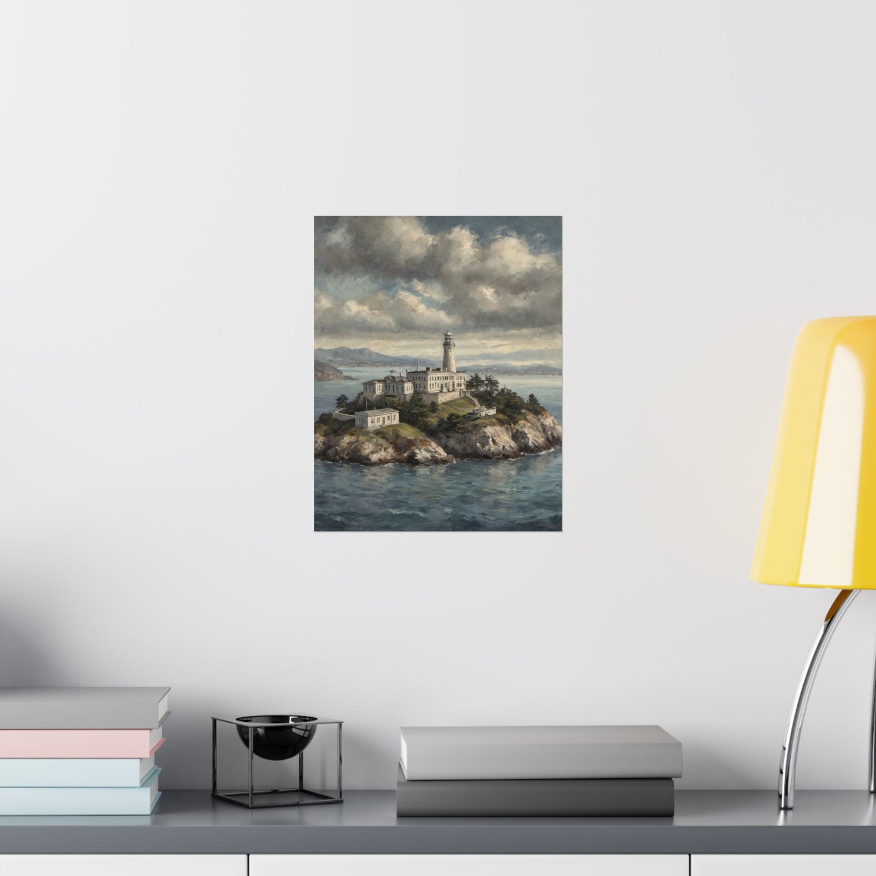 Lighthouse Island Matte Poster — Coastal Nautical Wall Art - AquilVision