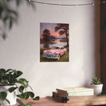 1950 American Riviera Dream Poster - Lake Edition - AquilVision