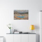 Yellowstone Grand Prismatic Hot Spring Canvas Print - AquilVision