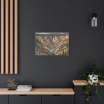Yellowstone Canyon Waterfall Matte Canvas Wall Art — Nature Landscape Stretched Print - AquilVision