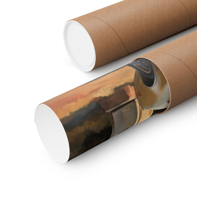 Vintage Car Wall Art Poster | AJ68 Collection Printify