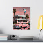 1950 American Riviera Dream Poster - Motel Edition - AquilVision