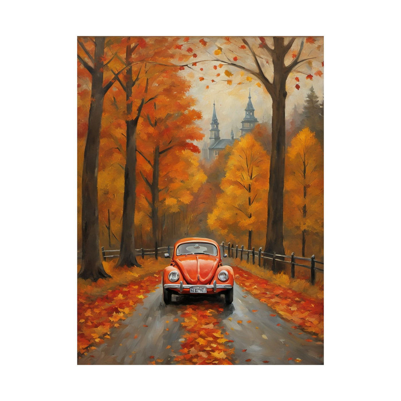 Autumn Scenic Matte Vertical Poster Printify