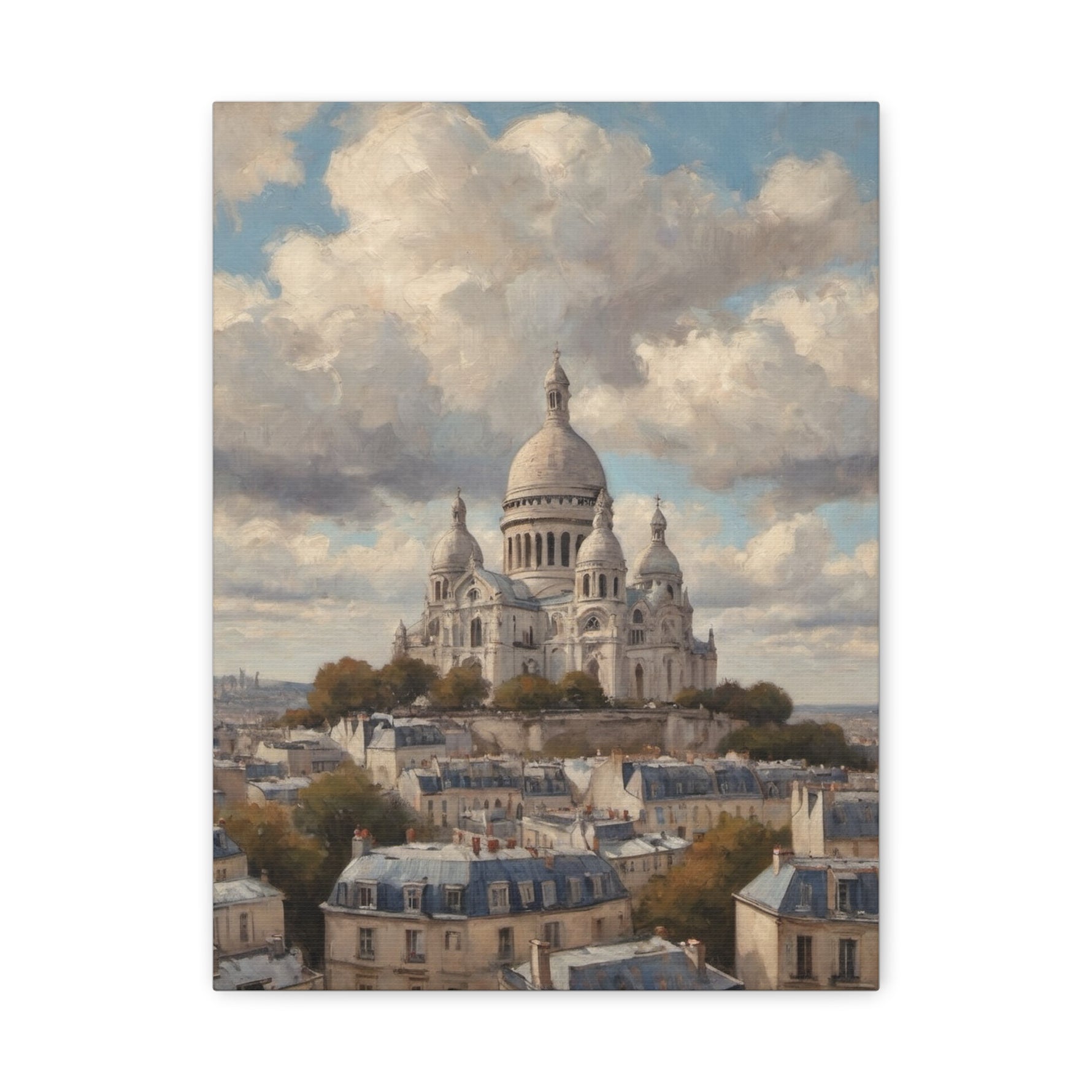 Paris Sacré-Cœur Matte Canvas Print — Stretched Wall Art - AquilVision