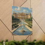 Versailles Palace Fountain Matte Vertical Poster — Classic French Chateau Wall Art - AquilVision