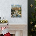 Versailles Palace Fountain Matte Vertical Poster — Classic French Chateau Wall Art - AquilVision