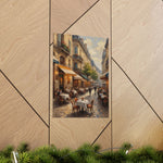 Paris Street Café Matte Poster — Vintage European Cityscape Wall Art - AquilVision