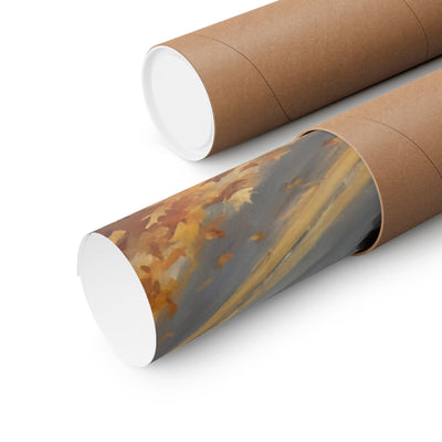 Classic Car Autumn Matte Poster - Vintage Vibes for Home Decor | AJ68 Collection Printify