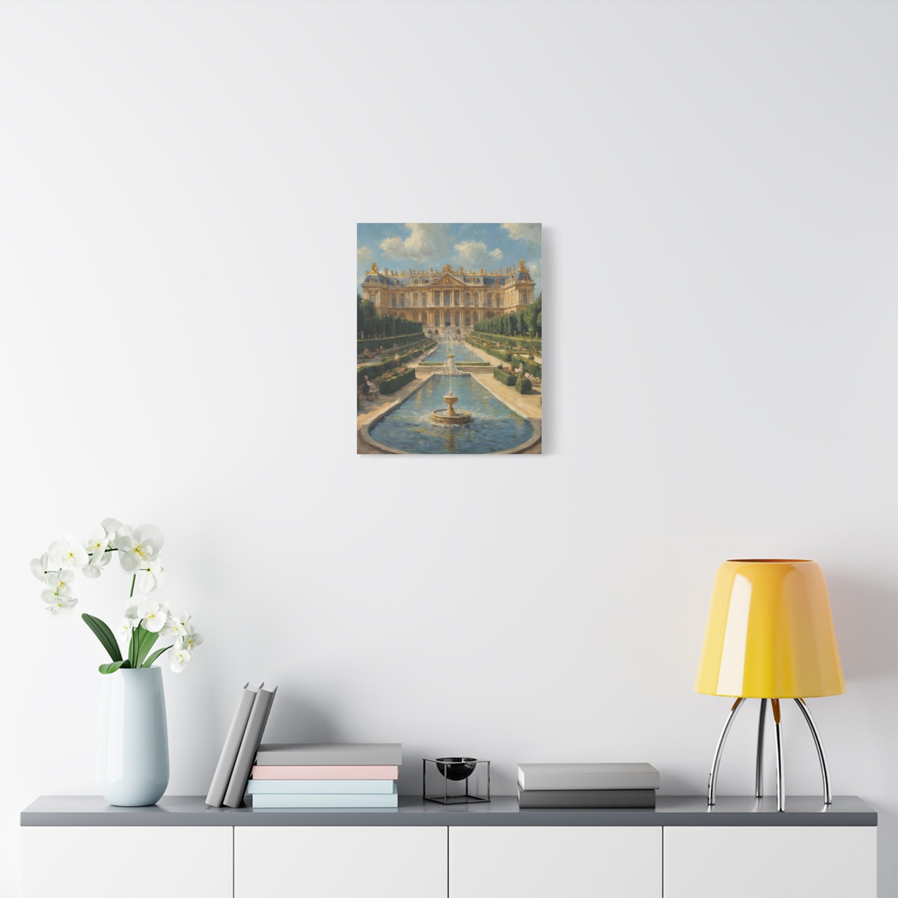 Versailles Palace Fountain Matte Canvas Art — Stretched 1.25" - AquilVision