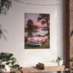 1950 American Riviera Dream Poster - Lake Edition - AquilVision